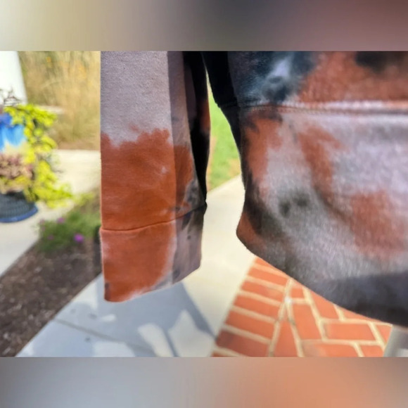 Monrow Women’s Tie Dye Sweatshirt Size M - Picture 8 of 10